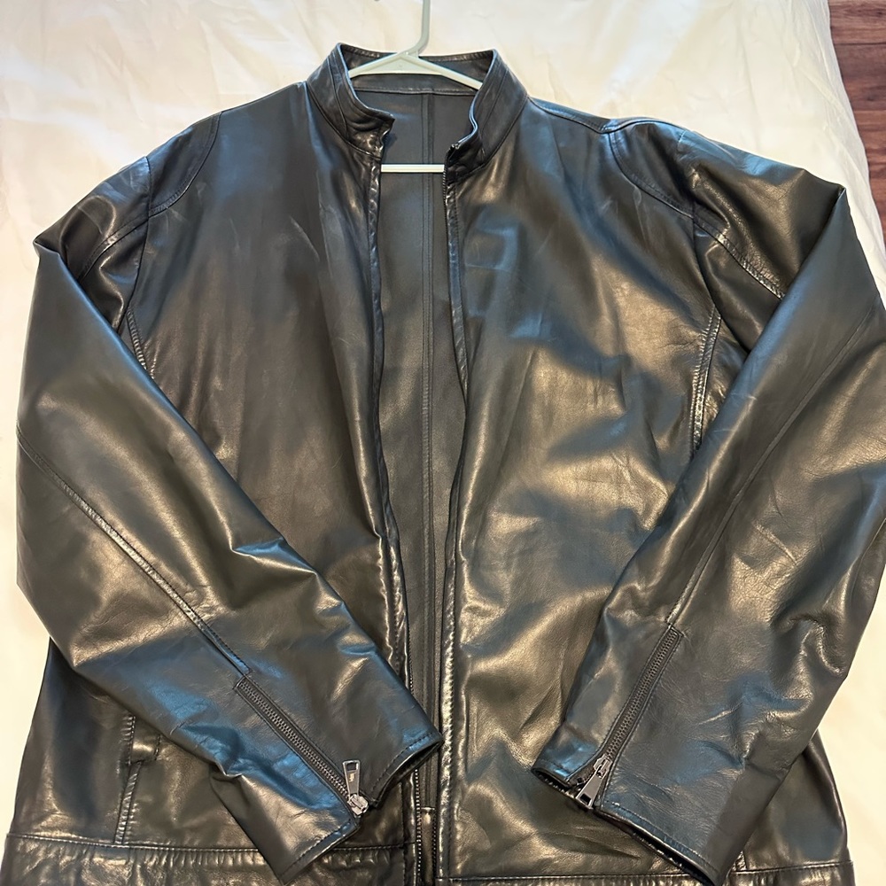Men’s Leather Jacket.
